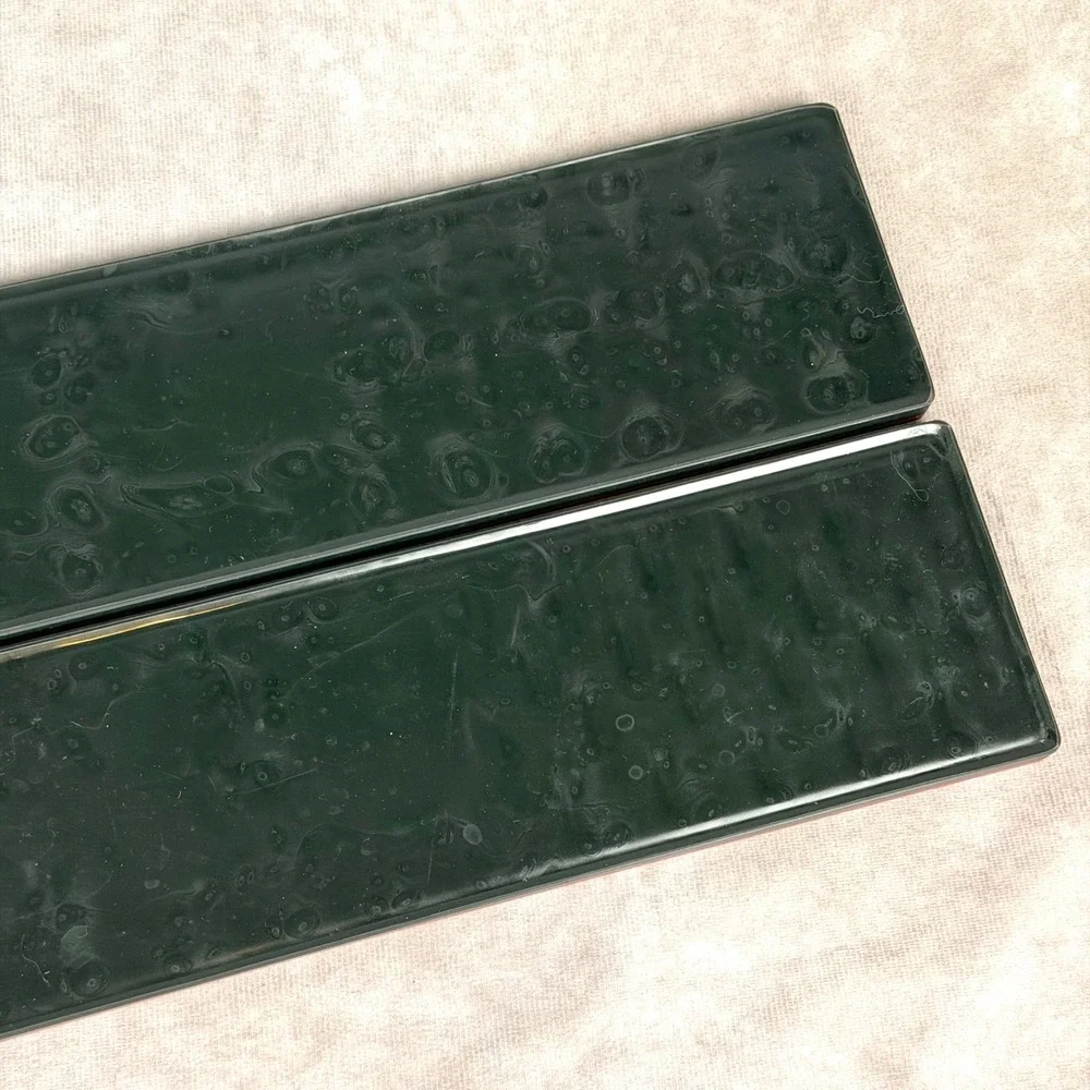 Elijah Craig Bourbon Bar Mats Set of 2 Black Red Rubber Rail Drip Service Mats